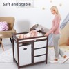 Diaper Changing Table, Baby Changing Table,Infant Diaper Station with Laundry Hamper,3Drawer Basket Storage Organizer - 4 of 4