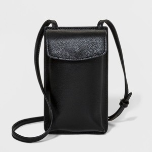 Everyday Essentials Cellphone Crossbody Bag - A New Day Black, Women