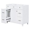 36-Inch Bathroom Vanity Cabinet, Single Sink,Shaker Cabinet With Soft-Closing Cabinet Door And Deep Drawer-Cuddlewood - 3 of 4