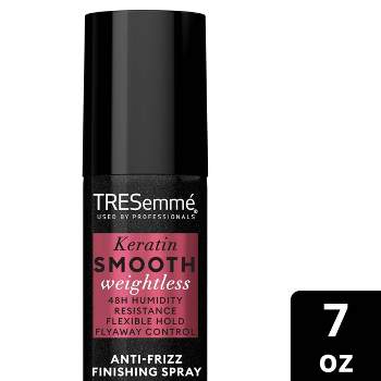 Tresemme Keratin Smooth Weightless Anti-Frizz Finishing Spray Flexible Hold Hair Treatment - 7oz