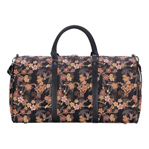 Signare USA Ume Sakura V&A Licensed Black Big Holdall/Duffel Bag - 1 of 4