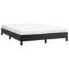 Bed Frame Black Faux leather, plywood, engineered wood Queen - 3 of 4