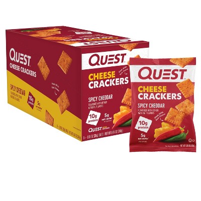 Quest Nutrition Cheese Crackers - Spicy Cheddar