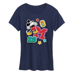 Women's - Disney - Mickey Mouse Short Sleeve Graphic T-Shirt - 1 of 4
