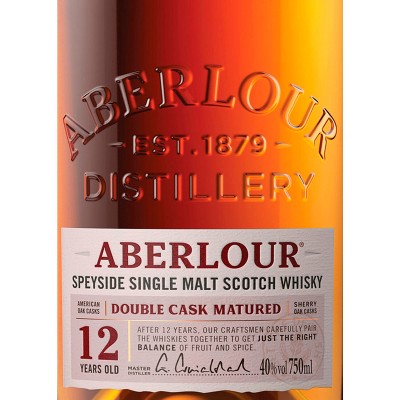 Aberlour 12yr Highland Single Malt Scotch Whisky - 750ml Bottle