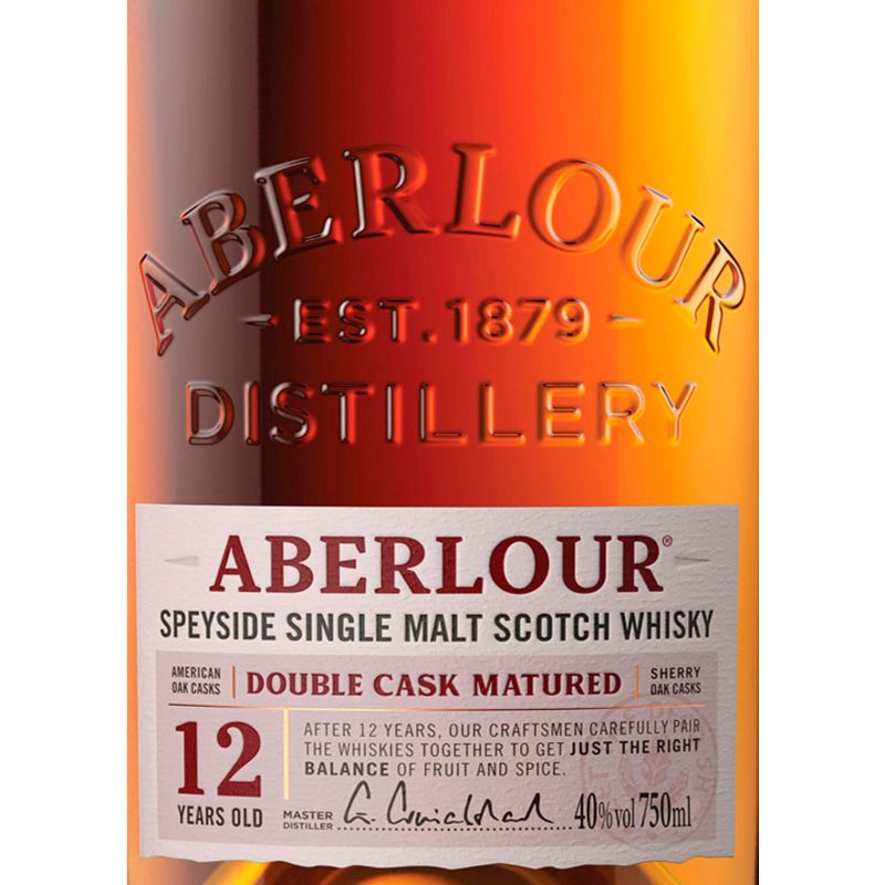 Aberlour 12yr Highland Single Malt Scotch Whisky - 750ml Bottle, 5 of 10