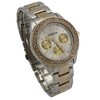 Olivia Pratt Rhinestone Bezel 3-Dial Metal Watch - 4 of 4