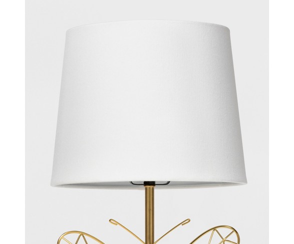 Erfly Wire Table Lamp Gold, Pillowfort Table Lamp Silver