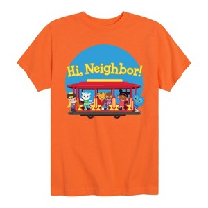 Boys' - Daniel Tiger - Group Hi Neighbor Short Sleeve Graphic T-Shirt - 1 of 4