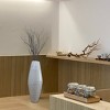 Uniquewise Bamboo Cylinder Shaped Floor Vase - Handcrafted Tall Decorative Vase - Ideal for Dining Room, Living Room, and Entryway - 2 of 4