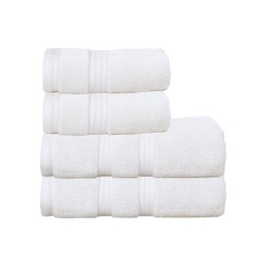 Home Weavers Elegance Essentials 550GSM 100% Cotton Zero Twist Super Absorbent Bath Towel Set - 1 of 4