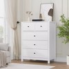 Dresser for Bedroom, Tall 5 Drawer Dresser with Deep Drawers & Metal Knobs - 2 of 4