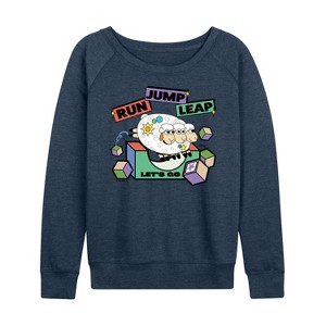 Women's - Disney - Toy Story Lightweight French Terry Wide Neck Long Sleeve Shirt - 1 of 4