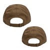 Men's Peanuts Baseball Hat - Brown 2pc - 2 of 4