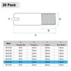 Unique Bargains 304 Stainless Steel Durable Multipurpose Precision Structure Mechanical Fasteners - 3 of 4
