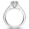 Pompeii3 1 3/4Ct Round Cut Lab Created Diamond Engagement Ring in 10k White Gold - 2 of 4