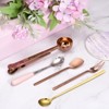 Unique Bargains Stainless Steel Kitchen Utensil Sets Mini Dessert Spoons Forks 5.43" 5.7" 12 Pcs - 3 of 4