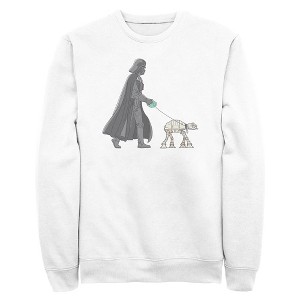 Mens Star Wars Darth Vader AT-AT Walking the Dog Sweatshirt - 1 of 4