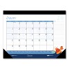 Recycled Desk Pad Calendar, Illustrated Seasons Artwork, 22 x 17, Black Binding/Corners,12-Month (Jan to Dec): 2025 - 2 of 4