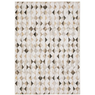 Oriental Weavers Myers Park MYP18 Beige/ Brown Indoor Area Rug - 7'8" x 10'