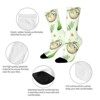 Cute Palm Tree Leaves Women Printed Crew Socks Funny Funky Socks Soft Polyester Novelty Gifts for Artists Men - 4 of 4