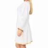 LA LEELA Women's Summer Bathing Suit Cover-up Vacation Beachwear Mini Swim Suit Loose Beach Dress Short Wrap Dress - 3 of 4