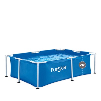 Funsicle 7-Foot Blue Rectangular Above Ground Lap Pool