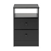 Astrid 2 Drawer Nightstand - Prepac - 3 of 4