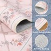 Washable Rug Modern Floral Geometric Area Rugs Soft Non-Slip Low Pile Carpet for Living Room Bedroom - 4 of 4