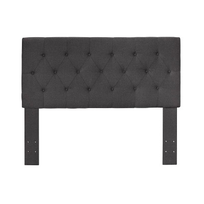 Twin Amber Upholstered Headboard Gray - ioHOMES