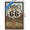 Trends International Lantern Press - Flagstaff, Arizona, Route 66 Framed Wall Poster Prints - 3 of 4