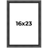 PosterPalooza | Refined Black Picture Frame - UV Acrylic, Foam Board Backing, Hanging Hardware - 2 of 4