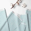 Bacati - Sophia Paisley Aqua Leaves Crib/Toddler Bed Skirt - 2 of 4
