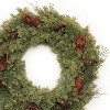 Pine and Pinecone Wreath 22"D - 2 of 2