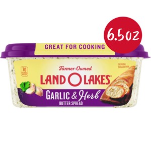 Land O Lakes Garlic & Herb Butter Spread - 6.5oz - 1 of 4