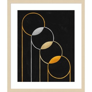 Amanti Art Metallic Meditation I by Grace Popp Wood Framed Wall Art Print - 1 of 4