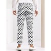 INSPIRE CHIC Men's Classic Polka Dots Pattern Flat Front Pants - 3 of 4