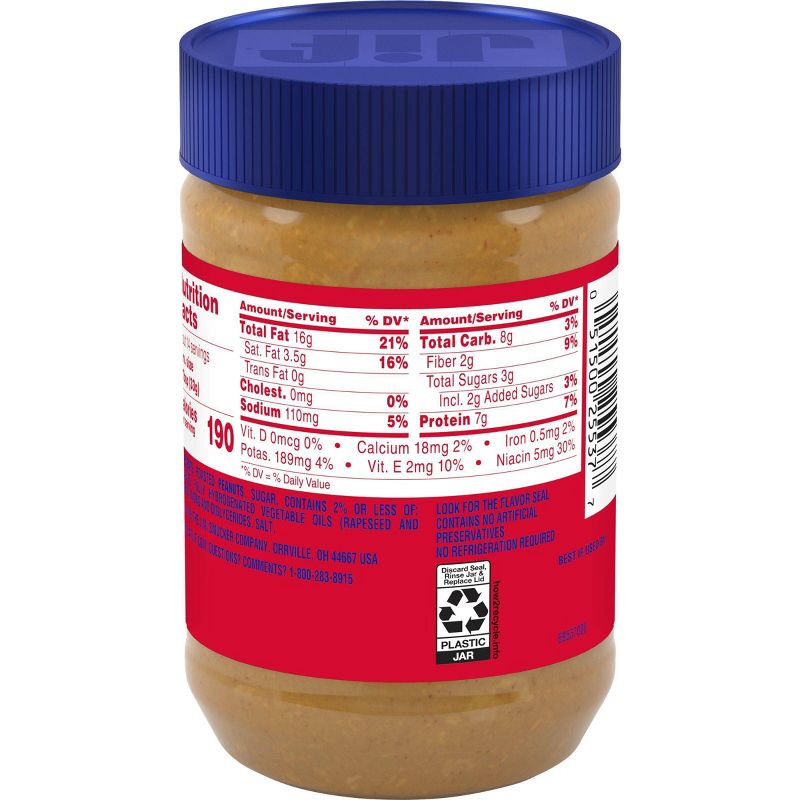 Jif Crunchy Peanut Butter - 16oz, 3 of 7