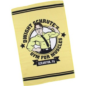 The Office Dwight Schrute's Gym For Muscles Gym Towel Sweat Towel Hand Towel - 1 of 3