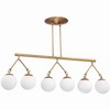 Craftmade Lighting Orion 6 - Light Island Pendant Light in  Patina Aged Brass - 4 of 4