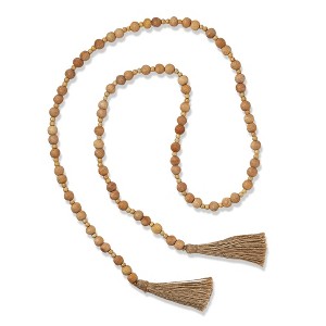 tagltd Bead & Jute Tassel Ends Garland Natural - 1 of 2