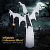 Aghana Digitals 6' White Halloween Inflatable Ghost: LED Light Up Blow Up Yard Decor with Fan, - 4 of 4