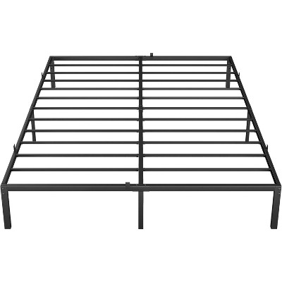 Metal Platform Bed Frame, 14' Bed Frame with Heavy Duty Slats Support, Strong Bearing Capacity Bed Frame with Under Bed Storage, No Box Spring Needed