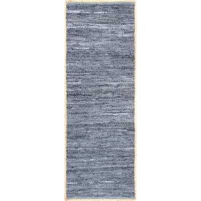 Nuloom Sabby Hand Woven Leather Flatweave Indoor Area Rug
