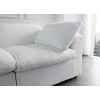 Lesly Square Arm Fabric Rectangle Removable Covers Sectional Sofa - 4 of 4