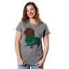 Womens Wiener Dog Ugly Christmas Sweater T shirt Dachshund Pet Owner Mom Tee - Crazy Dog Women's T Shirt - 3 of 4