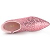 Allegra K Women's Sparkle Lace Stiletto Heels Party Sequin Ankle Boots - 4 of 4