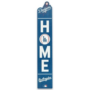 MLB Los Angeles Dodgers Home Vertical Porch Leaner Wood Wall Decor - 1 of 3