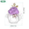Unique Bargains Wrist Corsage Artificial Flower Elastic Band Fabric Wrist Corsage Bracelet - 3 of 4