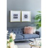 Fisfet 23.5¡° x 23.5" Grace Purple Agate Shadow Boxes Wall Art, Set of 2 - 3 of 4